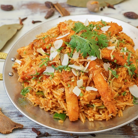 カニビリヤーニ 200g 単品 冷凍ビリヤニ インド料理店直送 Crab Biryani 【即日発送は午前9:30】