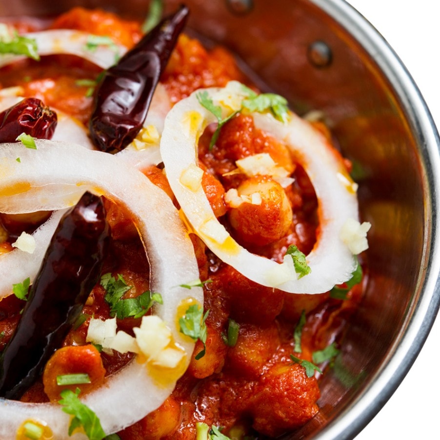 激辛チャナカレー 170g 冷凍 単品 激辛ひよこ豆のカレー インド料理店直送 Hot Chana Curry