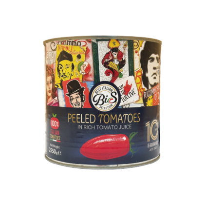 BIS ホールトマト 2550g×6缶(1ケース)  業務用 イタリア産 whole tomato