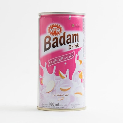 MTR バダムドリンク ローズ 180ml 1缶 Badam Drink Rose