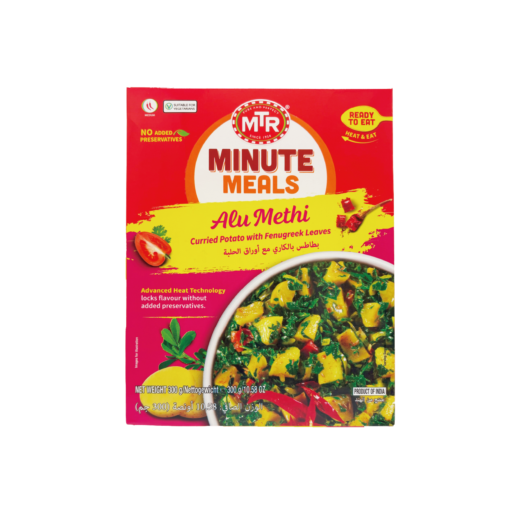 MTR アルメティ 300g 1箱 MTR Alu Methi　レトルトカレー インドカレー ベジタリアン 神戸アールティー