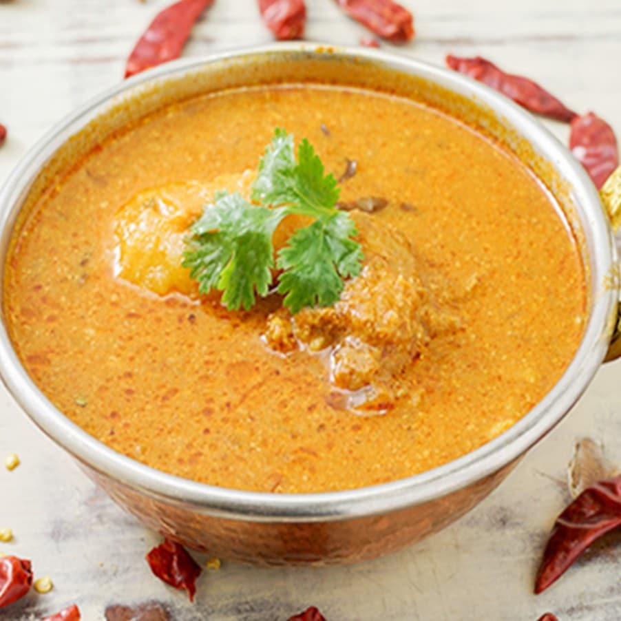 しびれる辛さの南インドチキンカレー