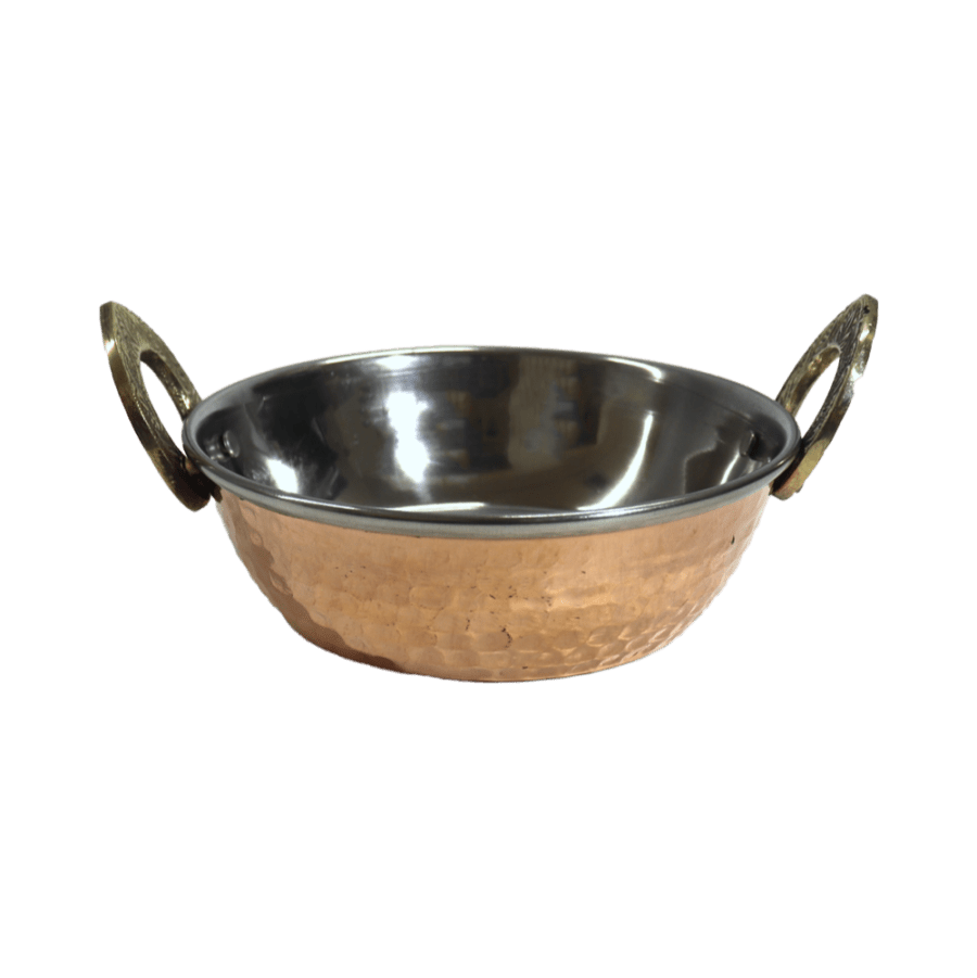 カダイ 1個 小サイズ (内寸直径12.5cm×高さ4.3㎝)  インド食器