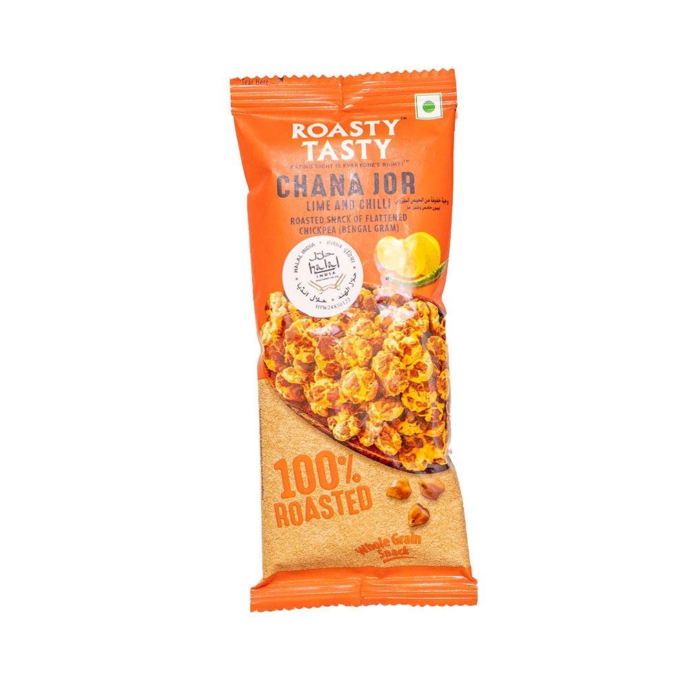 ROASTY ローストチャナジョー ライム＆チリ 25g CHANA JOR CHILLI LIME