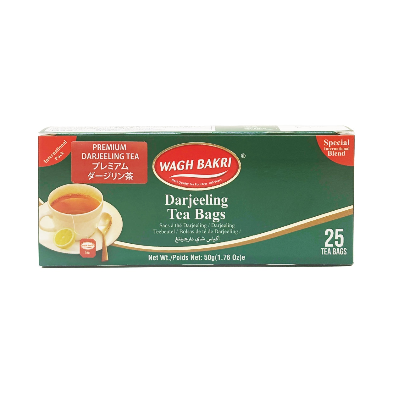 ワグバクリ ダージリンティーバッグ 2gx25 各サイズ Wagh bakri darjeeling tea bags