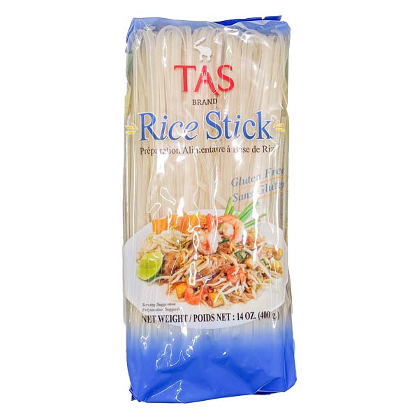 [TAS]  ライススティック (センレック) 3mm　400g  パッタイ米麺　タイ料理