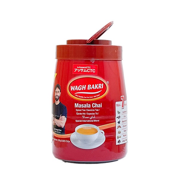 ワグバクリ マサラチャイティー 250g ボトル 1個～5個セット Wagh bakri masala tea