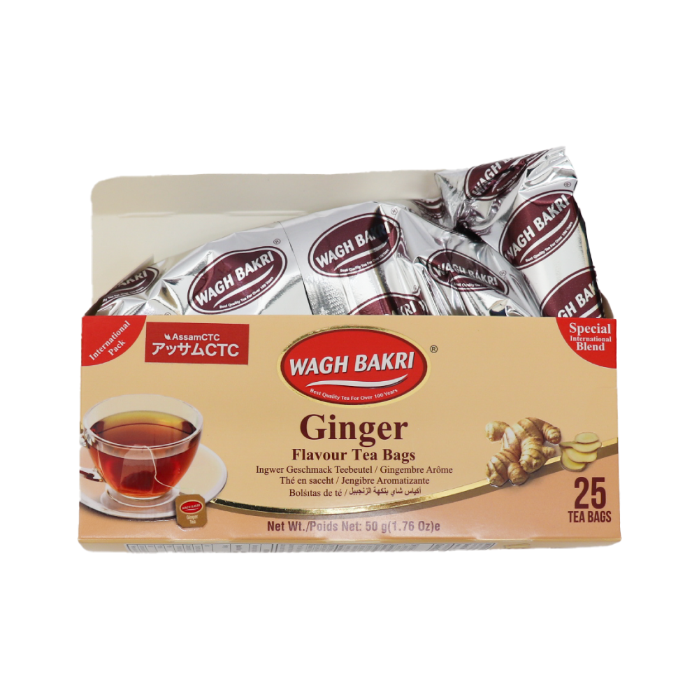 ワグバクリ ジンジャーティーバッグ 2gx25 各サイズ Wagh bakri Ginger