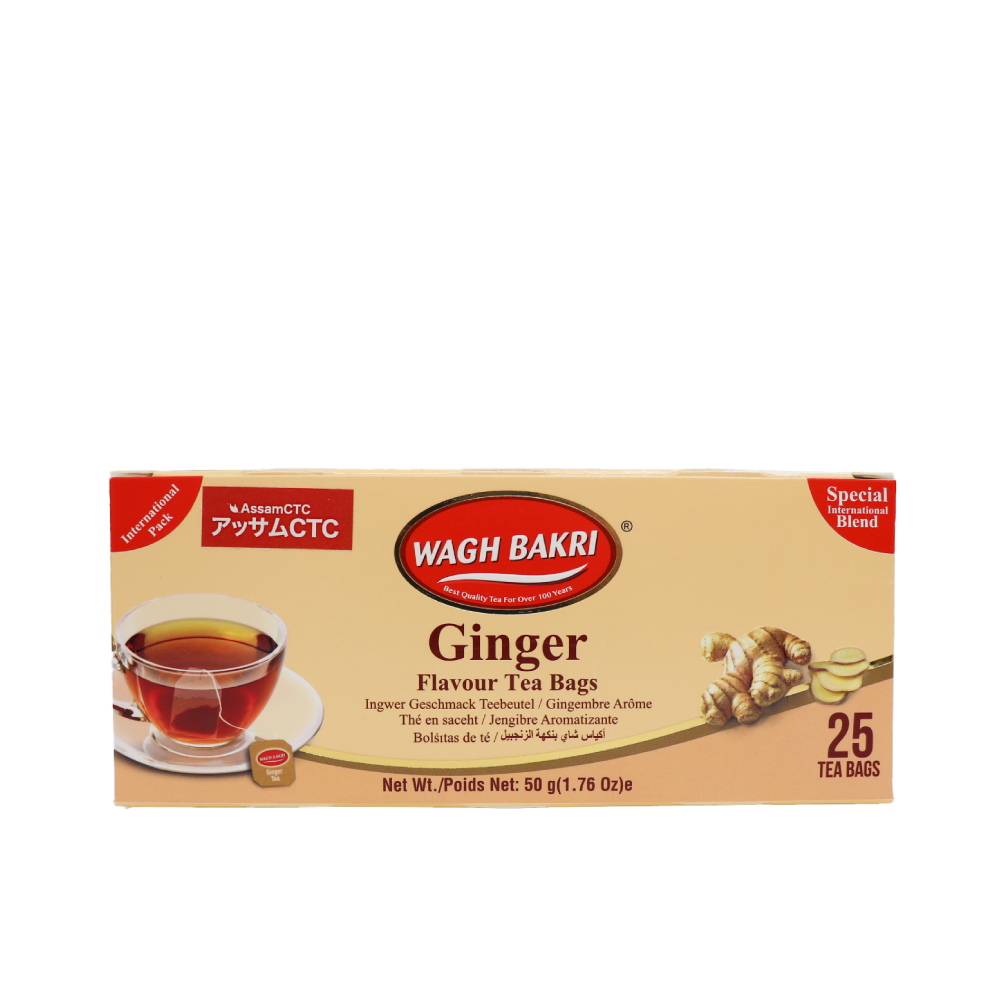 ワグバクリ ジンジャーティーバッグ 2gx25 各サイズ Wagh bakri Ginger