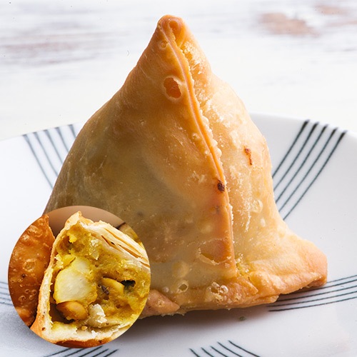 ベジタブルサモサ(2個入り) チャトニ付き Vegetable Samosa 冷凍便