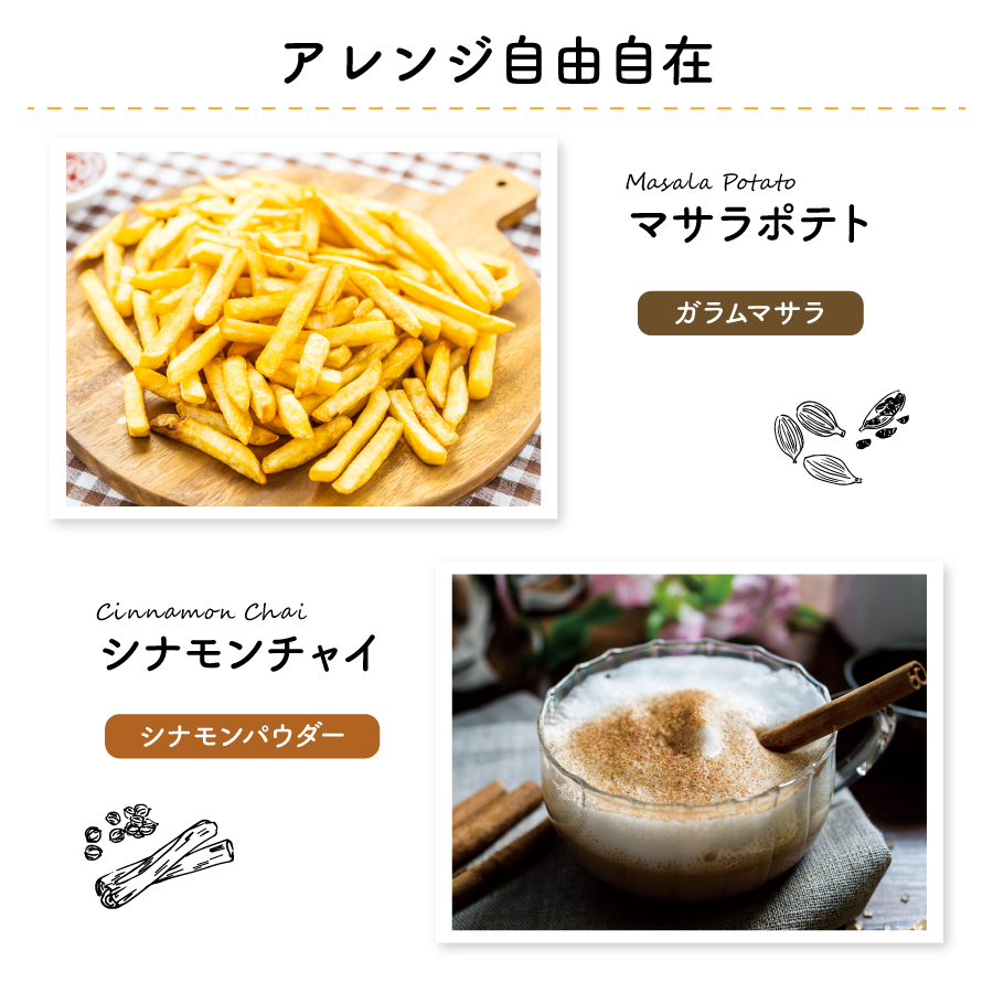 スパイスボトル8種コンプリートセット (100g×8本)