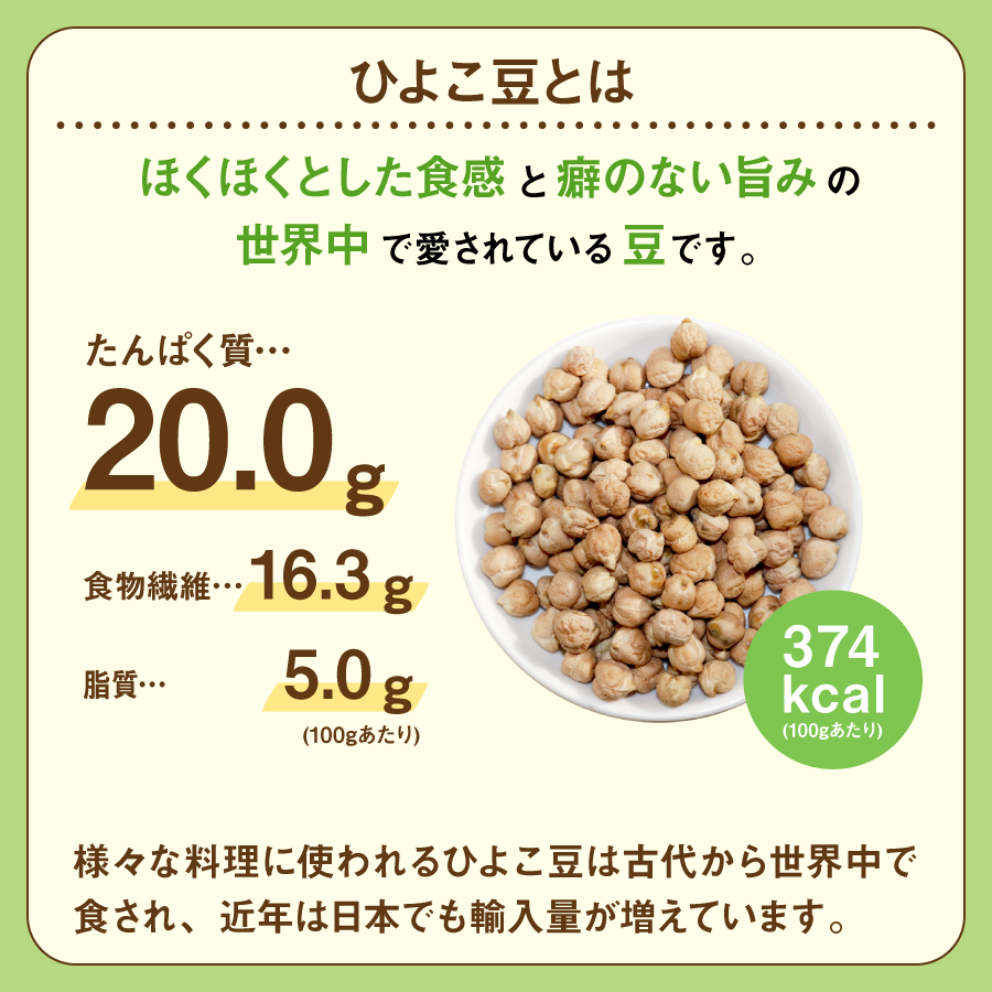 ひよこ豆 1kg アメリカ産 Kabuli Chana 【即日発送は午前9:30】