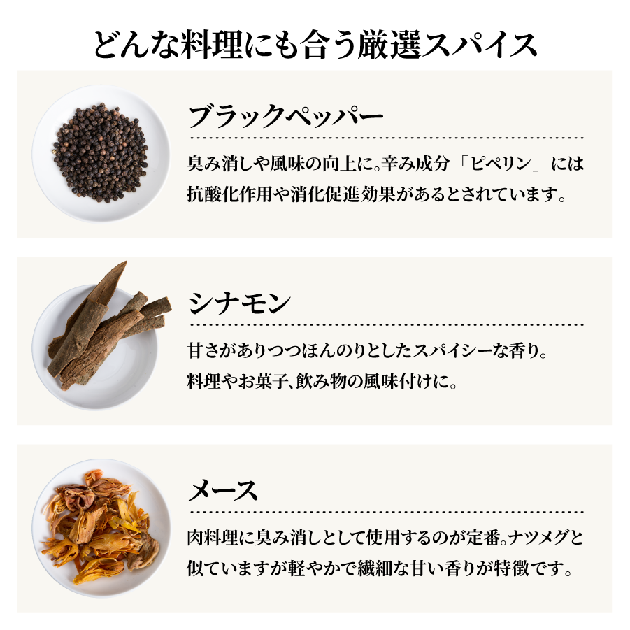 ホールスパイスミックス 50g Whole Spice Mix メール便