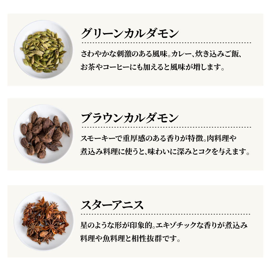 ホールスパイスミックス 50g Whole Spice Mix メール便