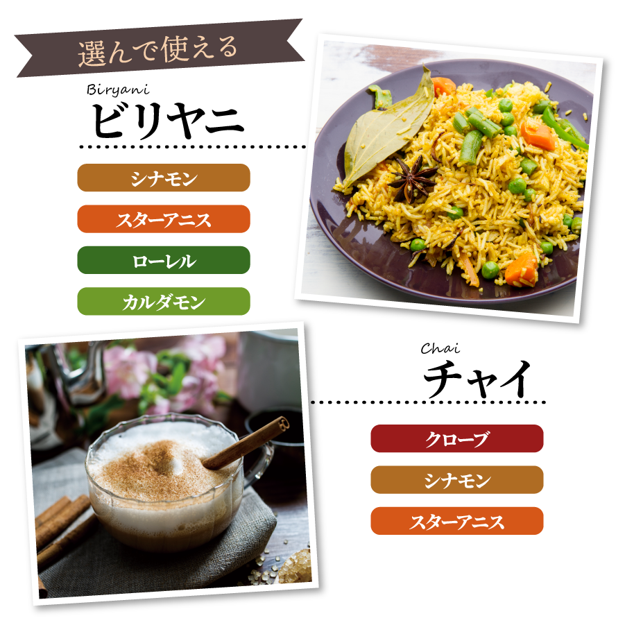 ホールスパイスミックス 50g Whole Spice Mix メール便