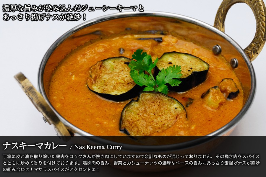 ナスキーマカレー 170g 単品 Baingan Keema Curry