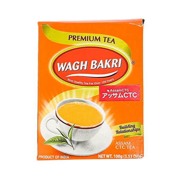 ワグバクリ プレミアムティー 100g×1箱Wagh bakri premium tea