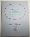 Guy Remaud 　現代音楽への取り組み Vol.3 オーボエとパーカッションの為に