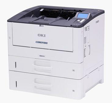 ������Բġ� OKI �� COREFIDO EX A3��Υ���LED�ץ�󥿡� B843dnt ���ߥ����åȥ�ǥ� ��®���� 45��/ʬ 7ǯ��̵���ݾ�