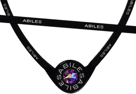 ABILES PLUS ネックレスFORCE Crystal【黒】