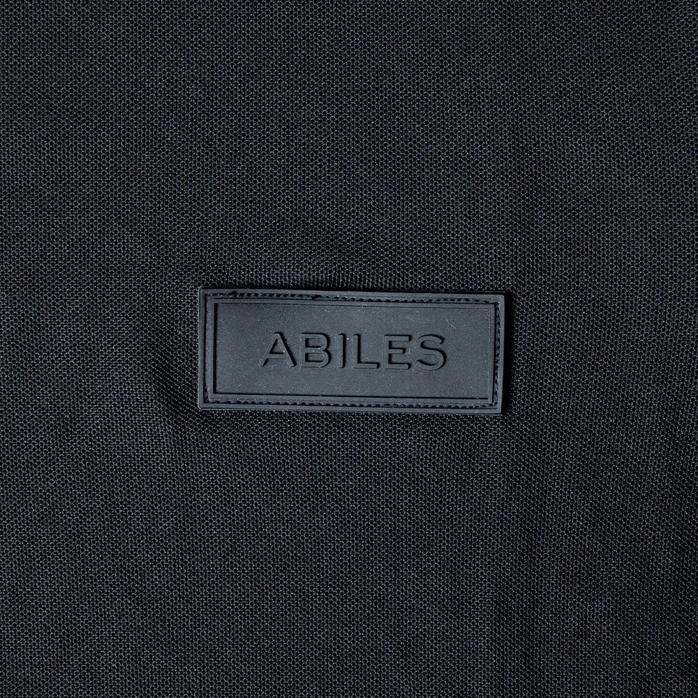 ABILES POWER Polo-Shirt 【黒×黒ワッペン】