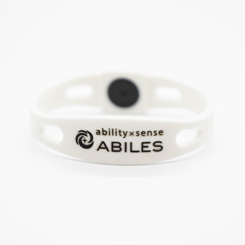 【公式オンラインショップ限定】ABILES PLUS クリスタルブレスレット/アンクレット　【白】