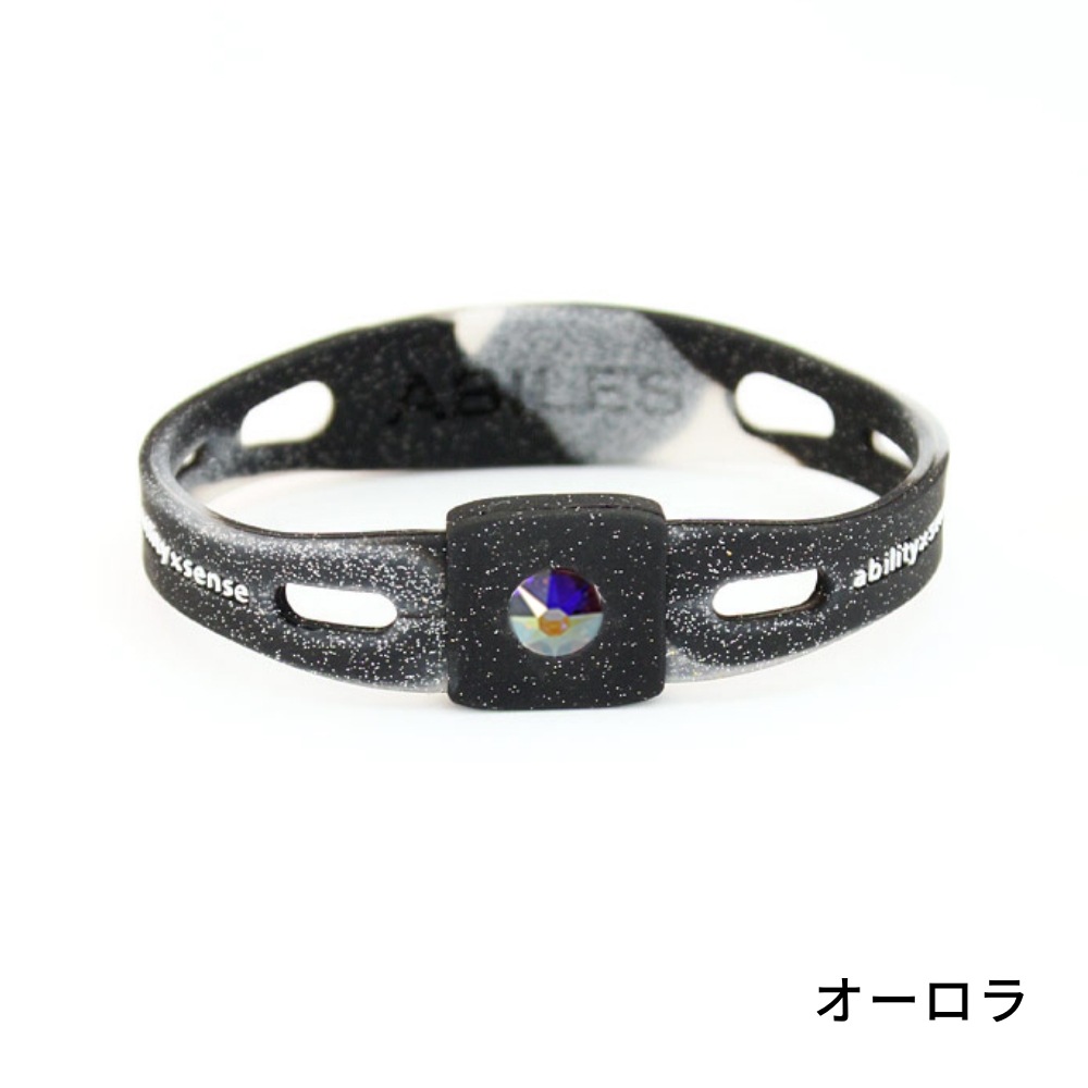 【公式オンラインショップ限定】ABILES PLUS クリスタルブレスレット　NEO【コスモブラック】