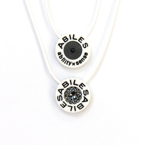 ABILES PLUS Crystal ネックレス Silver Night【白】