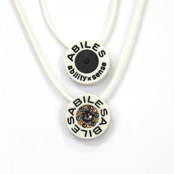 ABILES PLUS Crystal ネックレス Type Ｇ1  【白】