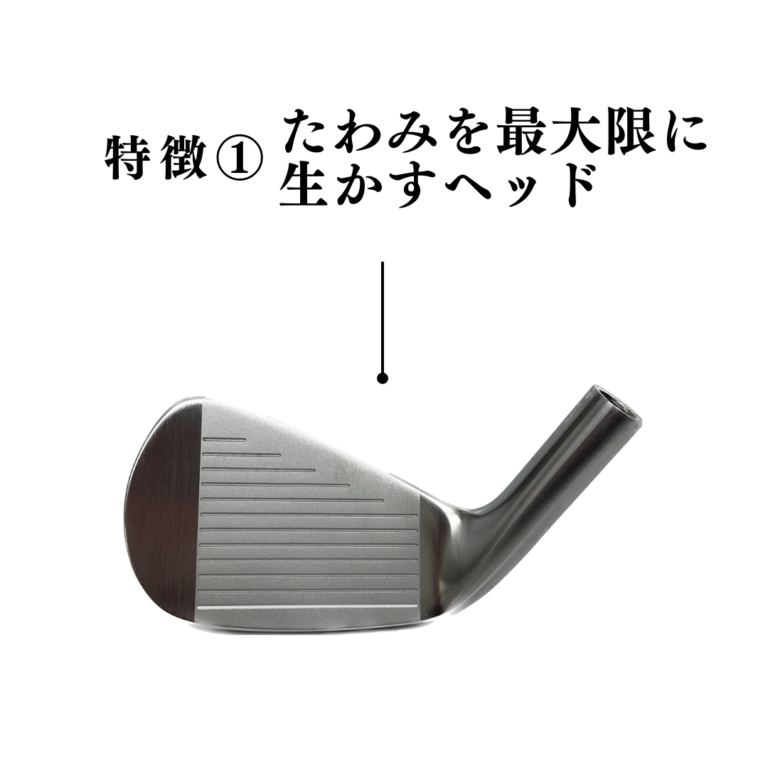 “新次元の飛びとやさしさ” [中空アイアン] P~5番セット