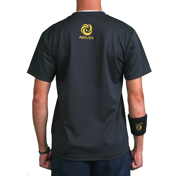 ABILES POWER Tシャツ【黒×金】