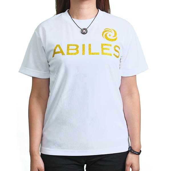 ABILES POWER Tシャツ【白×金】