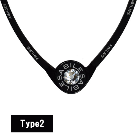 ABILES PLUS ネックレスFORCE Crystal【黒】