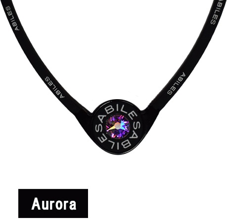 ABILES PLUS ネックレスFORCE Crystal【黒】