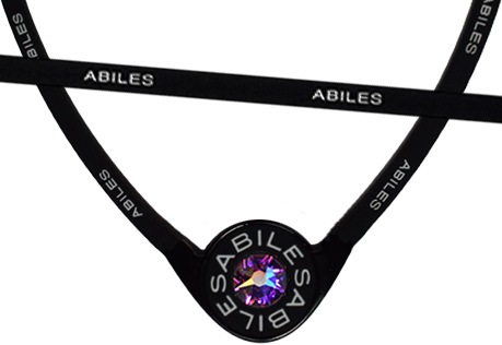 ABILES PLUS ネックレスFORCE Crystal【黒】