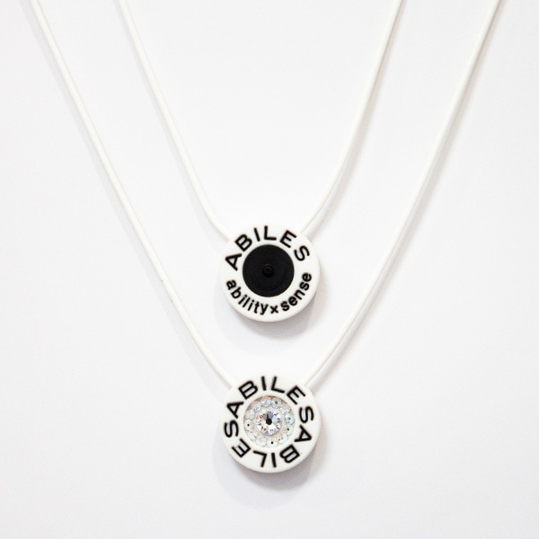 【オンラインショップ限定/横浜髙島屋コラボ商品】ABILES PLUS Crystal ネックレス TL-3 【白】