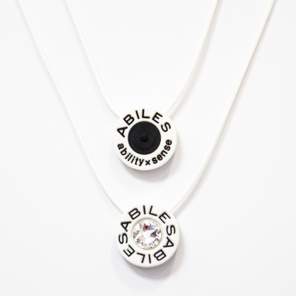 ABILES PLUS Crystal ネックレス Type2【白】
