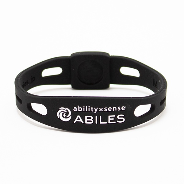 【公式ショップ限定】ABILES PRO Crystal ブレスレット/アンクレット【黒×オーロラ】