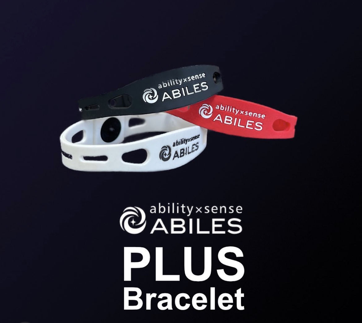 ABILES PLUS ブレスレット【赤】