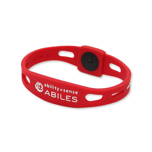 ABILES PLUS ブレスレット【赤】