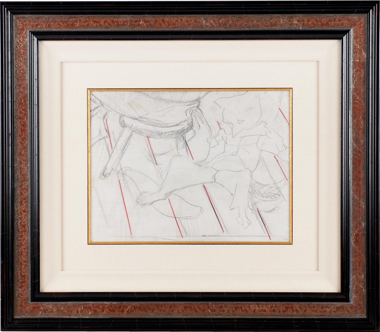 藤田嗣治、縁起の良い巨匠の作品「Alaciel」レゾネ・コロタイプ、サイン入り 1928年 「画家の肖像」 レオナール・フジタ（藤田嗣治
