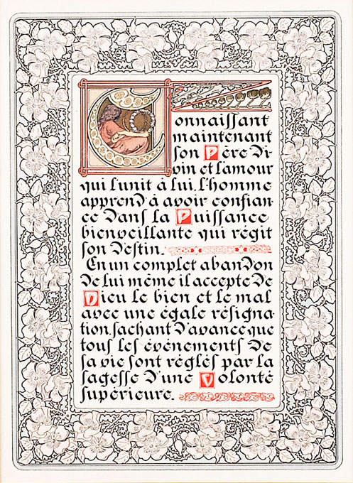 アルフォンス・ミュシャ 「主の祈り・本文・装飾模様・IV