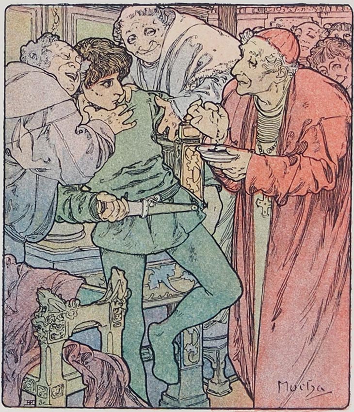 アルフォンス・ミュシャ 「クリオ・挿絵・ 10」 | | アトリエ・ブランカ