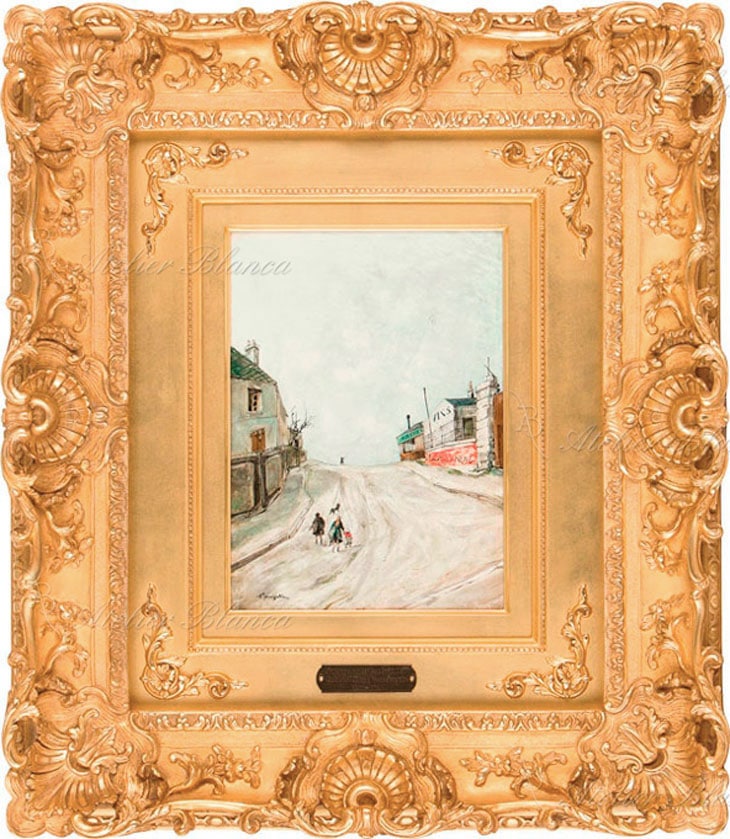 藤田嗣治 「坂道のある風景（パリ郊外）」 | | アトリエ・ブランカ