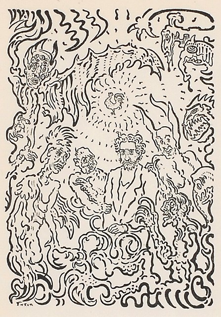 ジェームズ・アンソール 「アンソールと悪魔たち」 | | アトリエ・ブランカ