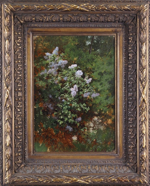 作者不詳（バルビゾン派） 「木陰のライラック」 | | アトリエ・ブランカ
