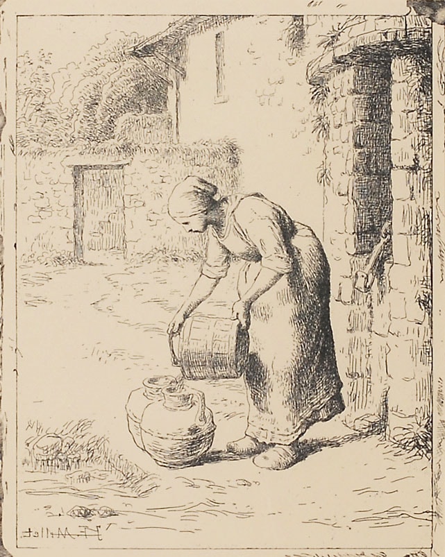 J=F・ミレー 「桶の水をあける女」 | | アトリエ・ブランカ