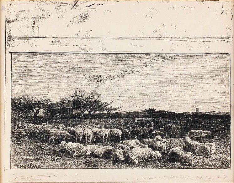 Ch=F・ドービニー 「牧羊場」 | | アトリエ・ブランカ