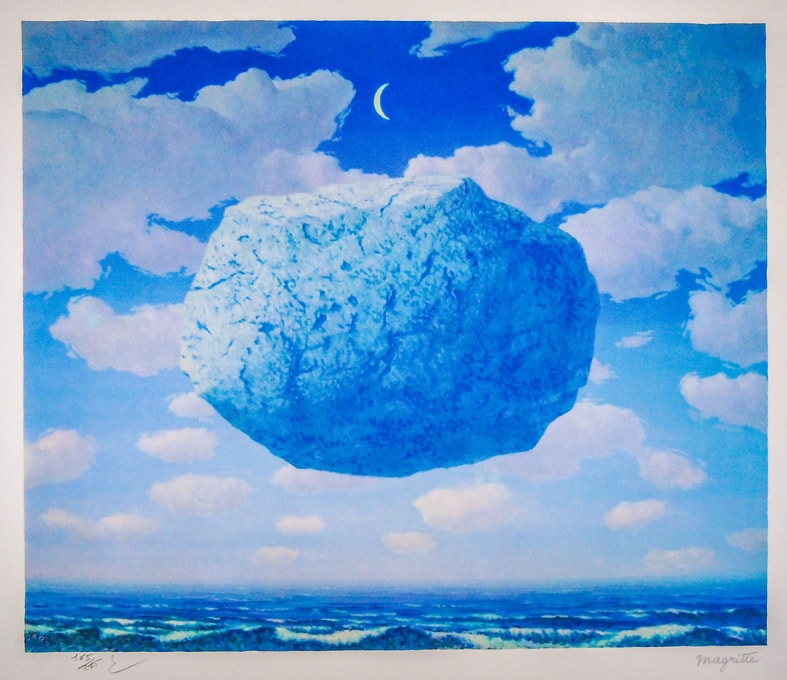 マヌエルアノロ　絵画、版画 ルネ・マグリット 「ゼノンの矢 (1964)」 | | アトリエ・ブランカ