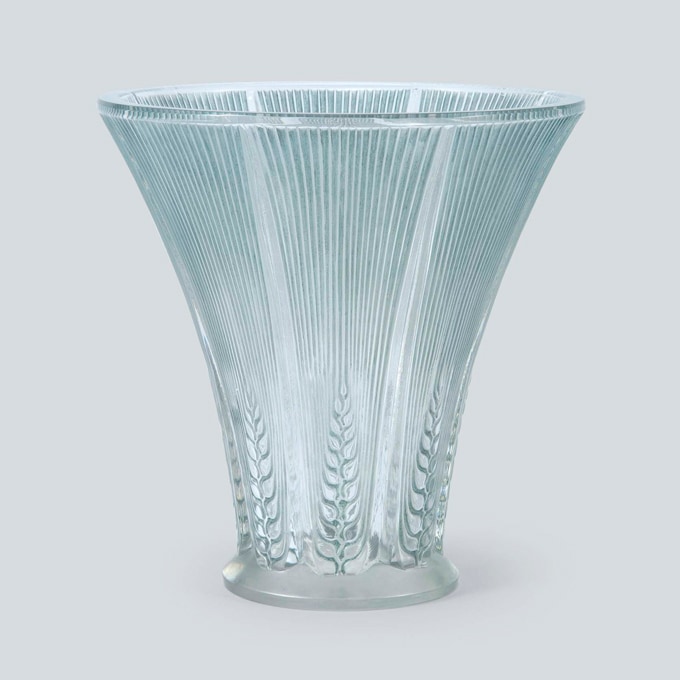 ⭐︎ご成約済み　希少【ロジーヌ】　ルネ・ラリック Lalique 花瓶　レア　美品 ⭐︎ご成約済み 希少【ロジーヌ】 ルネ・ラリック Lalique 花瓶 レア